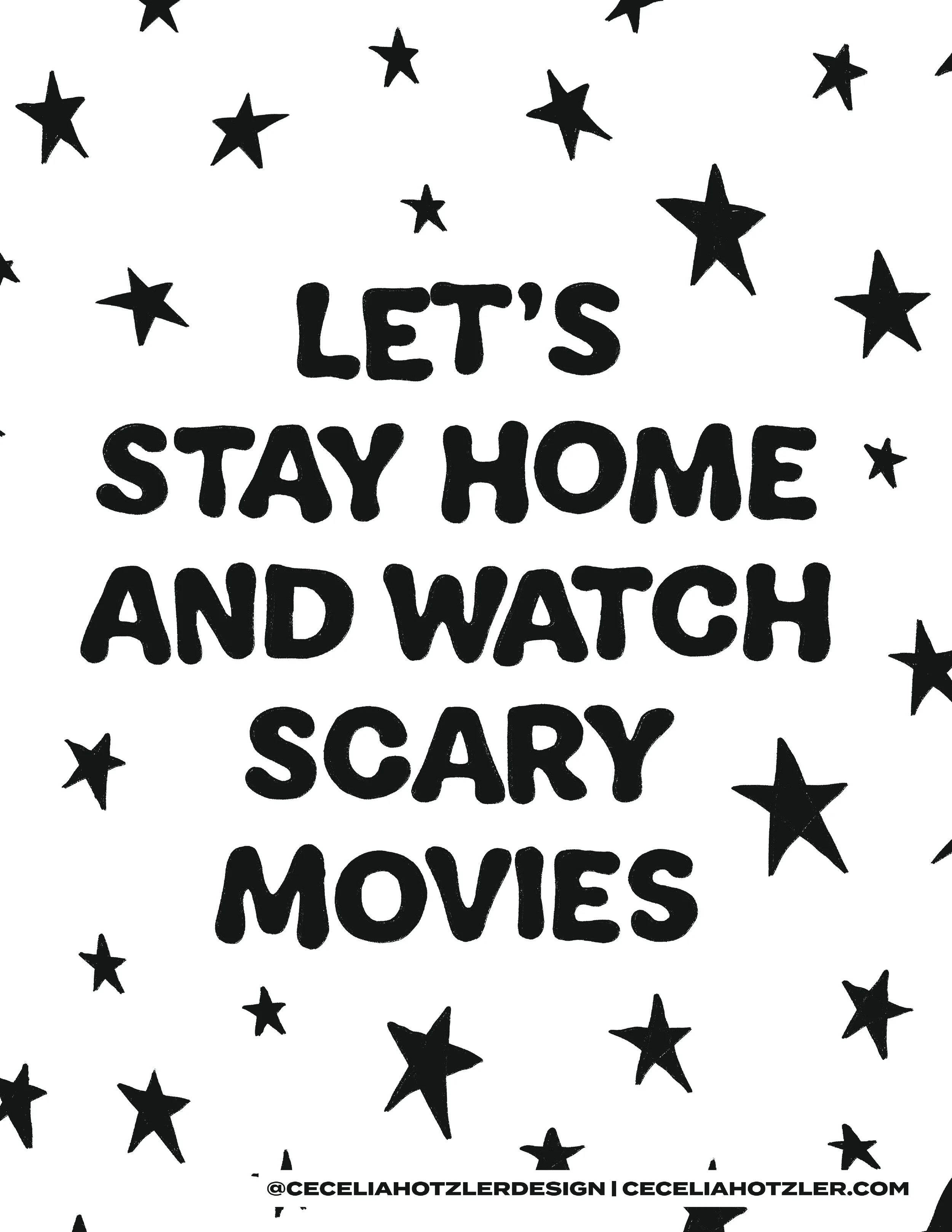 Halloween free downloadable coloring page by Cecelia Hotzler