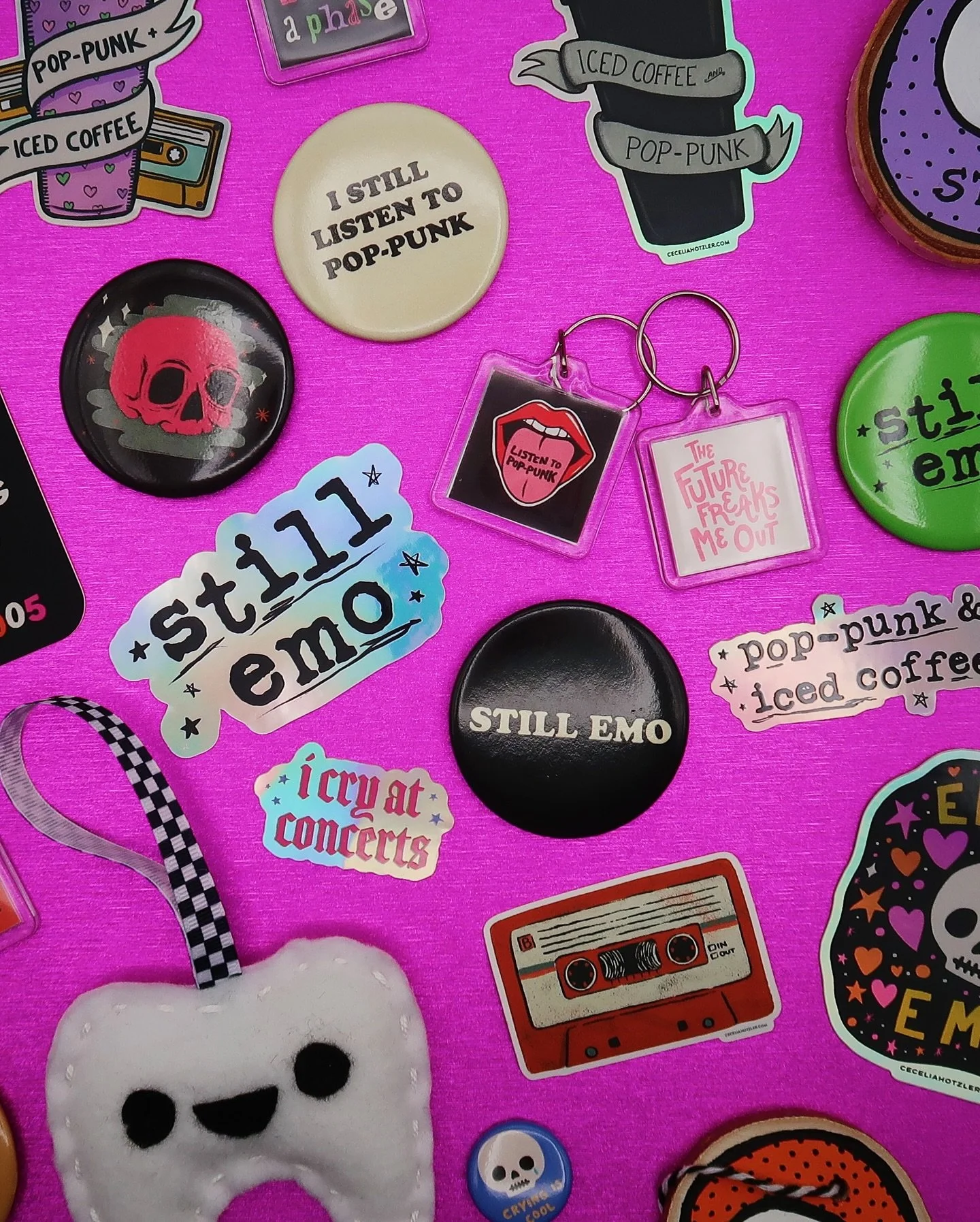 things i&rsquo;ve made or designed recently! ✨ this weekends plans? see more ornaments, update my shops, order new sticker designs??, and make some gift toppers for christmas presents. my wrapping theme this year is aliens and outerspace and I&rsquo;