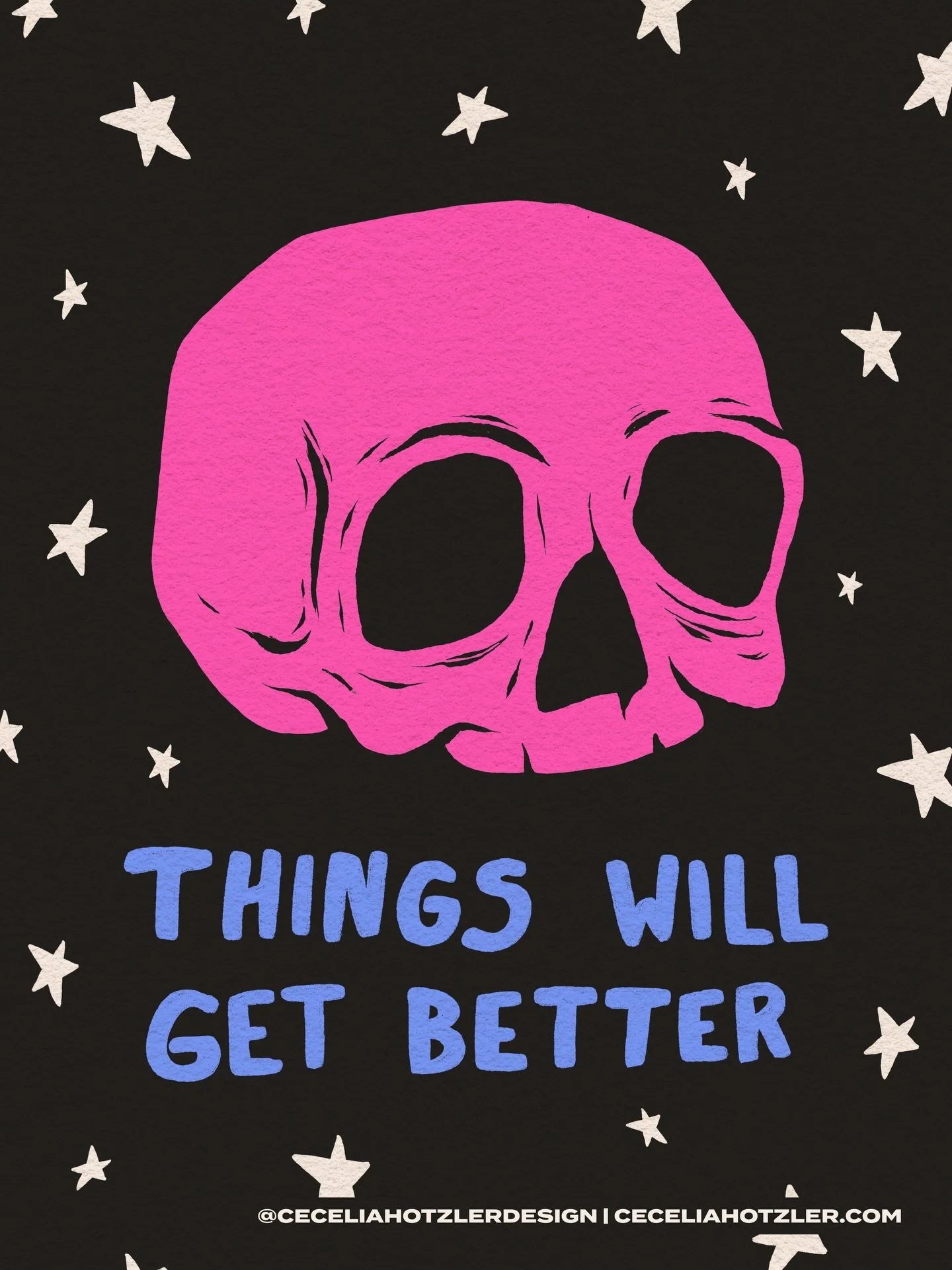 things will get better ✨🩷 made this drawing because a couple of weeks ago, i had a nervous breakdown and my brain just kind of stopped working properly. i experienced the WORST anxiety ever- like an 8 or 9 out of 10. I couldn&rsquo;t sleep, I couldn