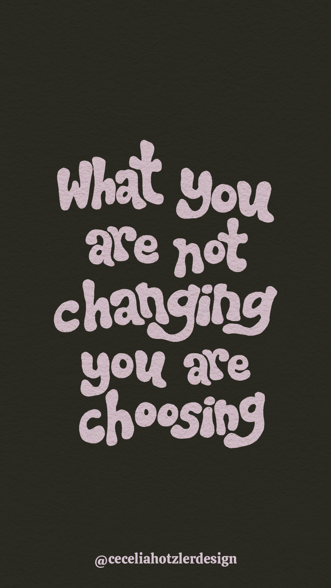 FREE downloadable, hand-drawn lock screen wallpaper for iPhone or Android by Cecelia Hotzler of Cecelia Hotzler Design.