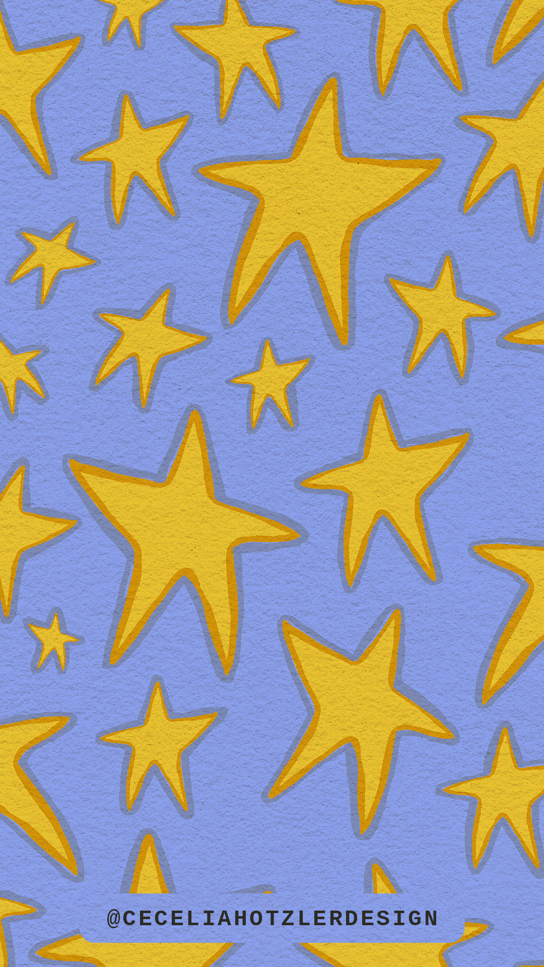 FREE downloadable hand-drawn phone wallpaper lockscreen for iPhone or Android phone.