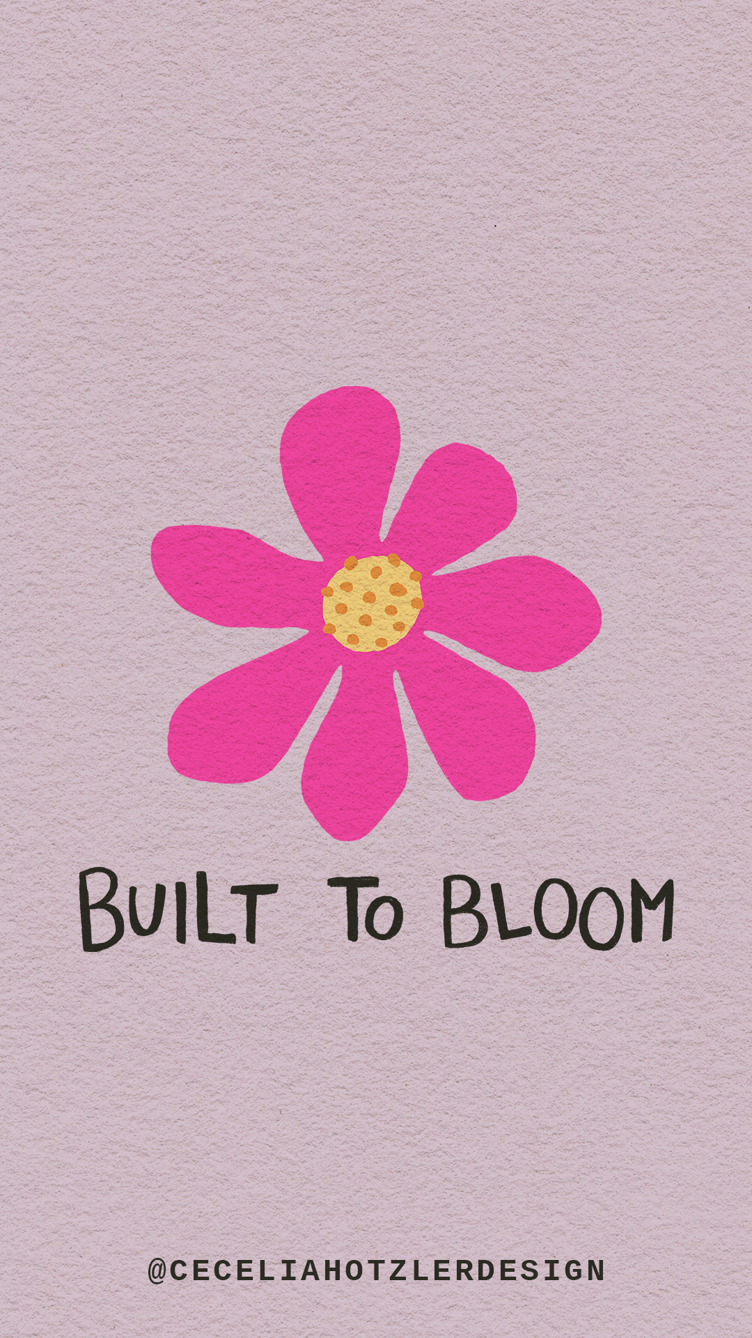 FREE downloadable hand-drawn phone wallpaper lockscreen for iPhone or Android phone.