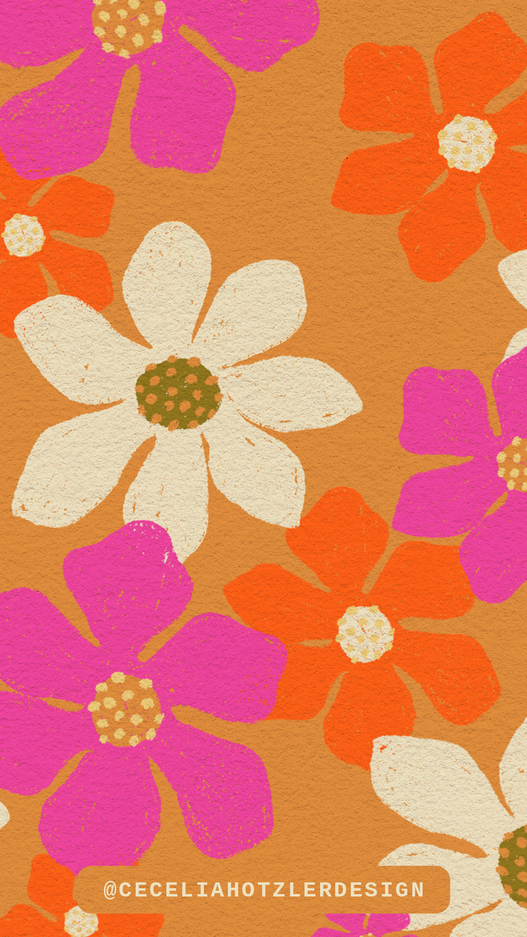 FREE downloadable hand-drawn phone wallpaper lockscreen for iPhone or Android phone.
