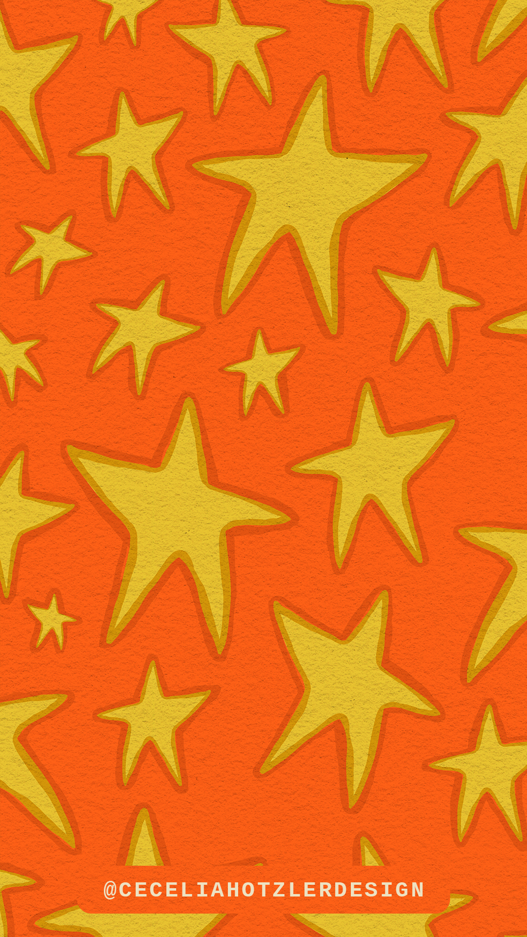 FREE downloadable hand-drawn phone wallpaper lockscreen for iPhone or Android phone.