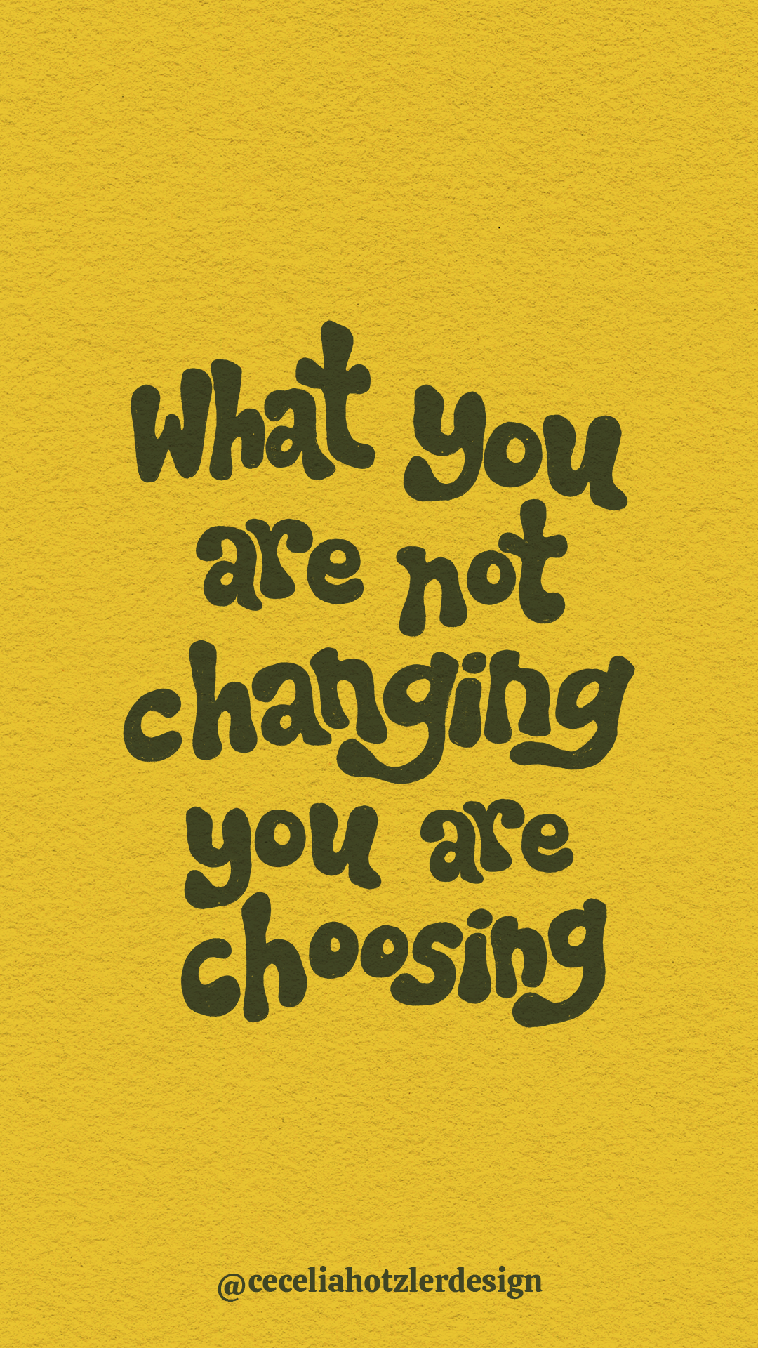 FREE downloadable, hand-drawn lock screen wallpaper for iPhone or Android by Cecelia Hotzler of Cecelia Hotzler Design.