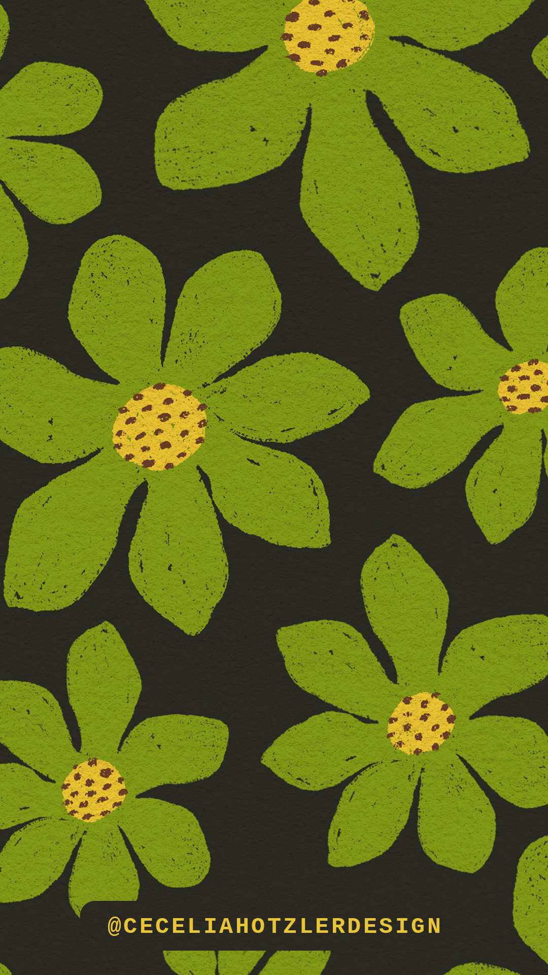 FREE downloadable hand-drawn phone wallpaper lockscreen for iPhone or Android phone.