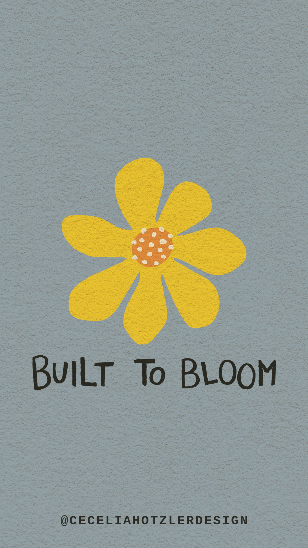 FREE downloadable hand-drawn phone wallpaper lockscreen for iPhone or Android phone.