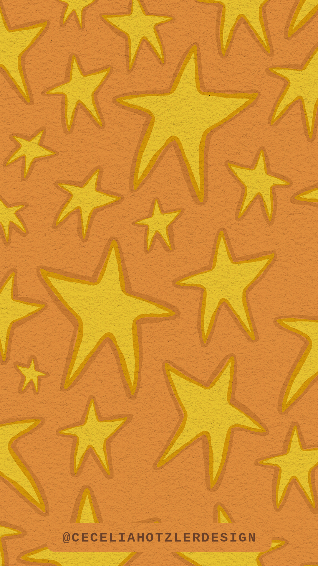 FREE downloadable hand-drawn phone wallpaper lockscreen for iPhone or Android phone.