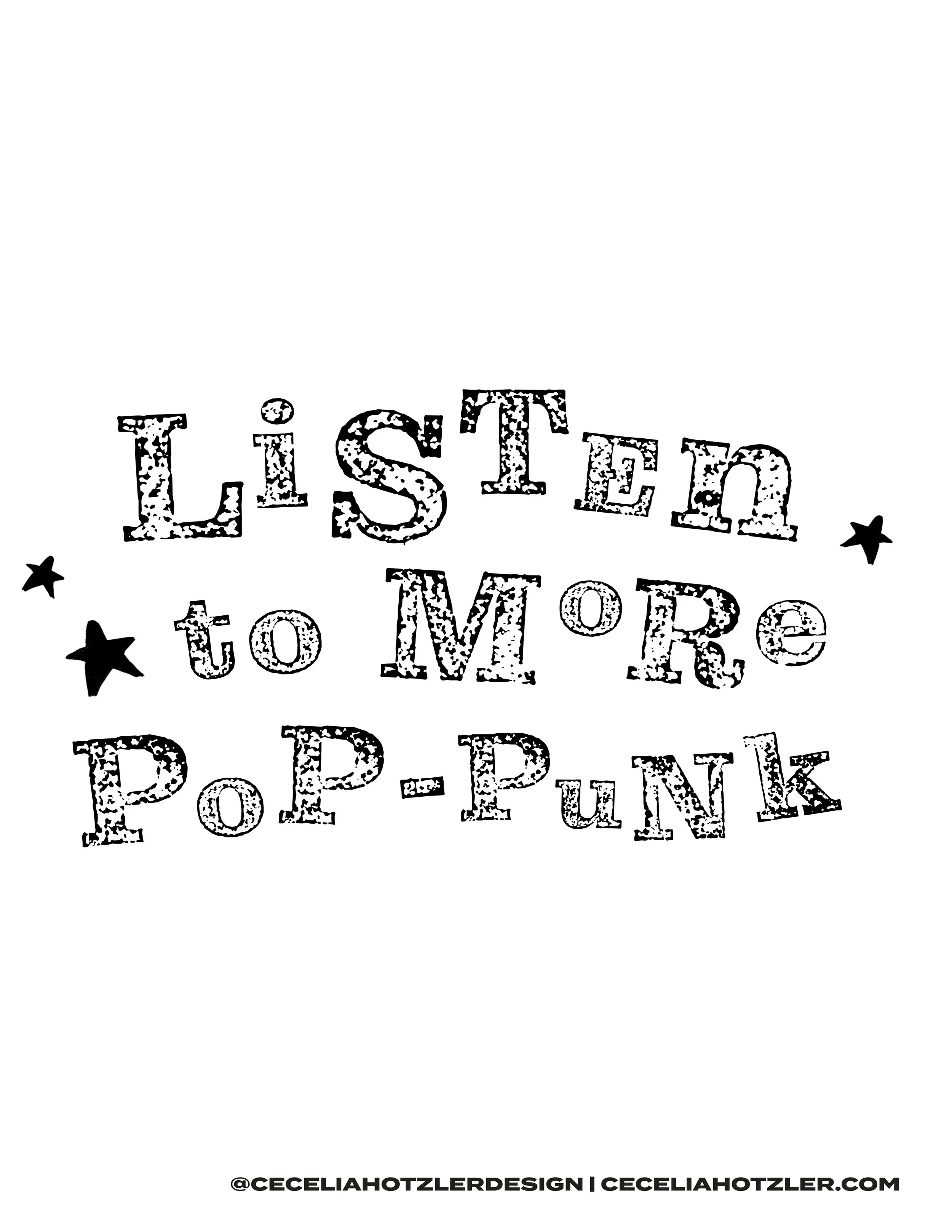 Pop punk free downloadable coloring page by Cecelia Hotzler