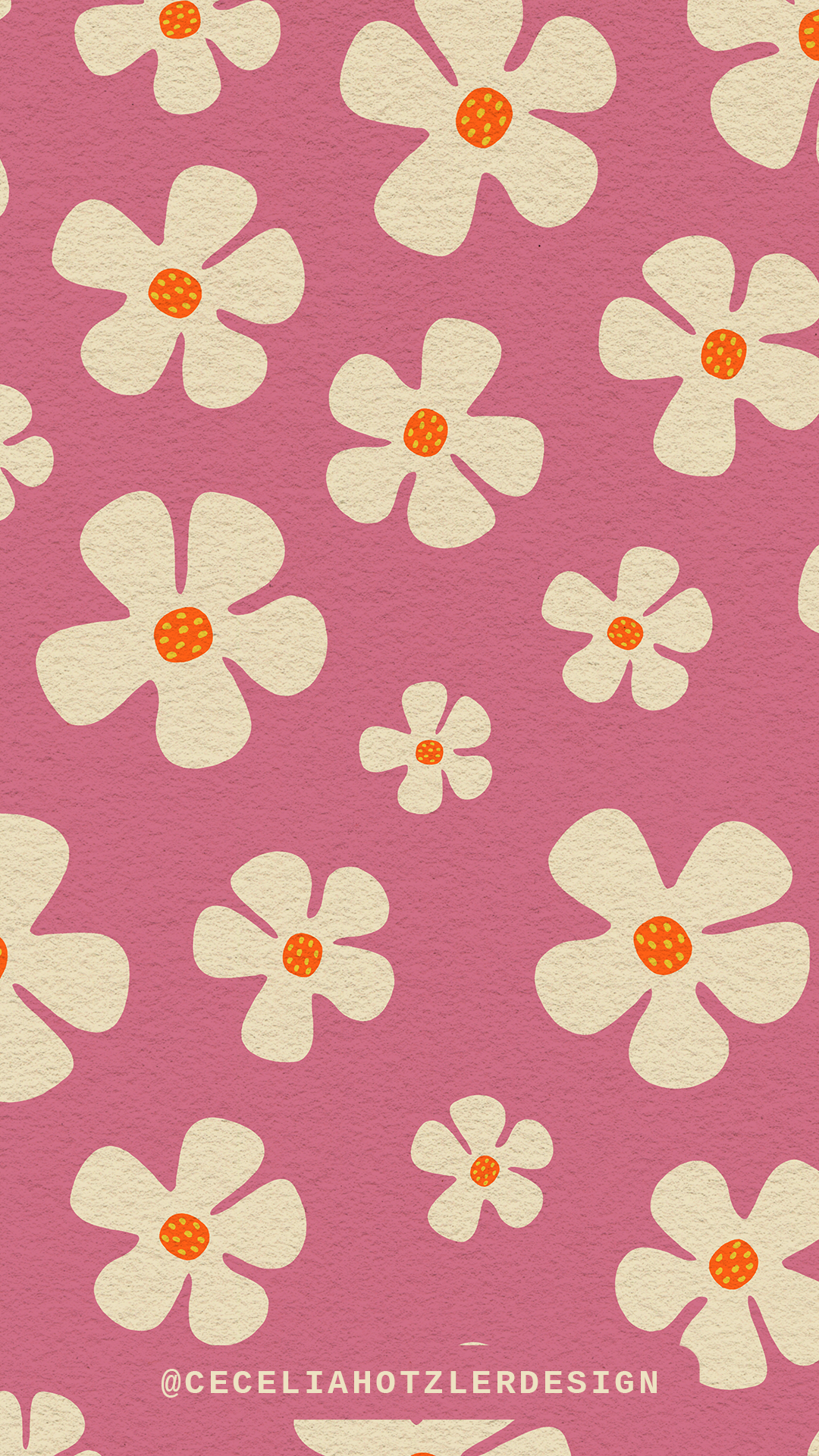 FREE downloadable hand-drawn phone wallpaper lockscreen for iPhone or Android phone.