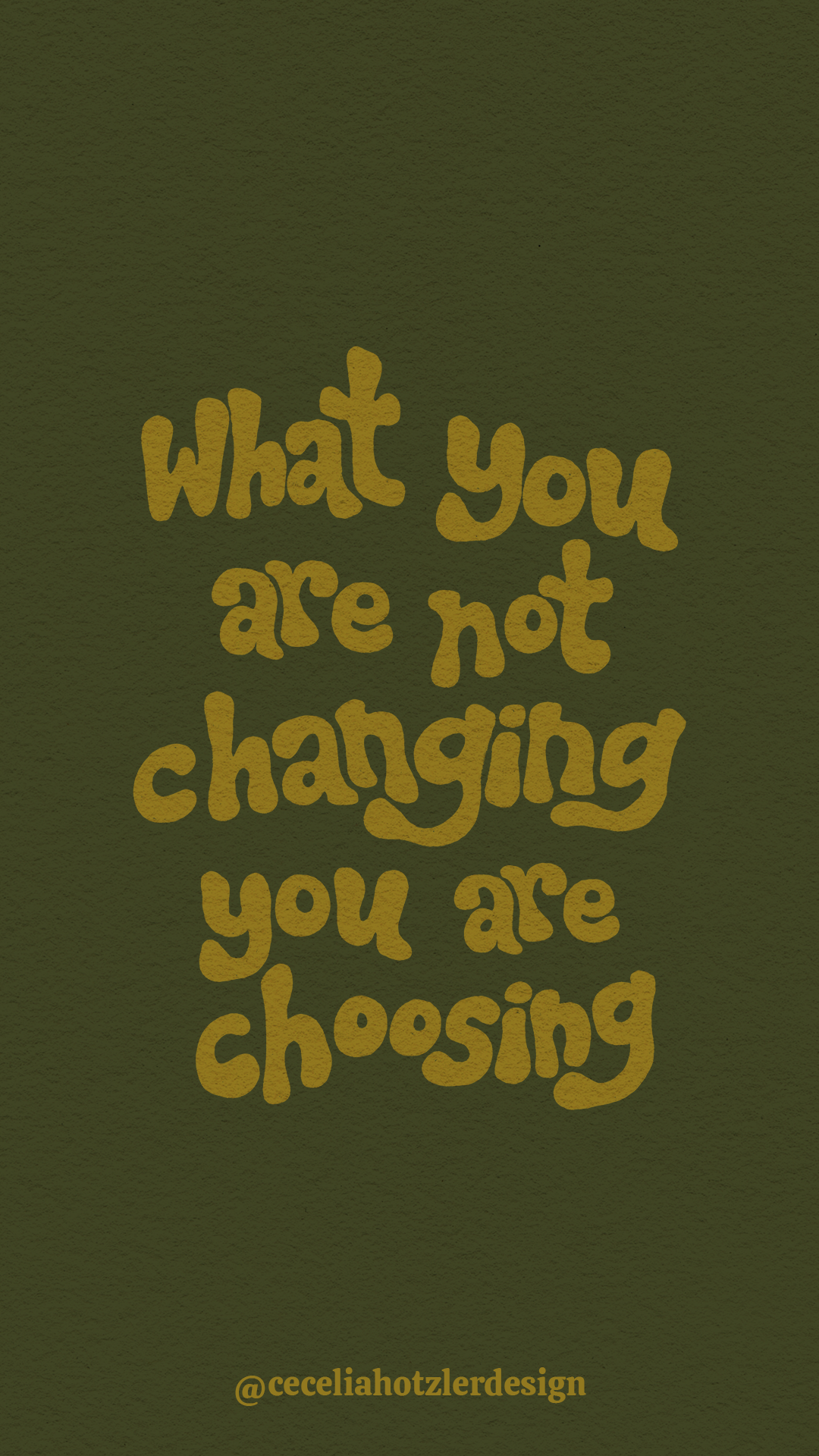 FREE downloadable, hand-drawn lock screen wallpaper for iPhone or Android by Cecelia Hotzler of Cecelia Hotzler Design.