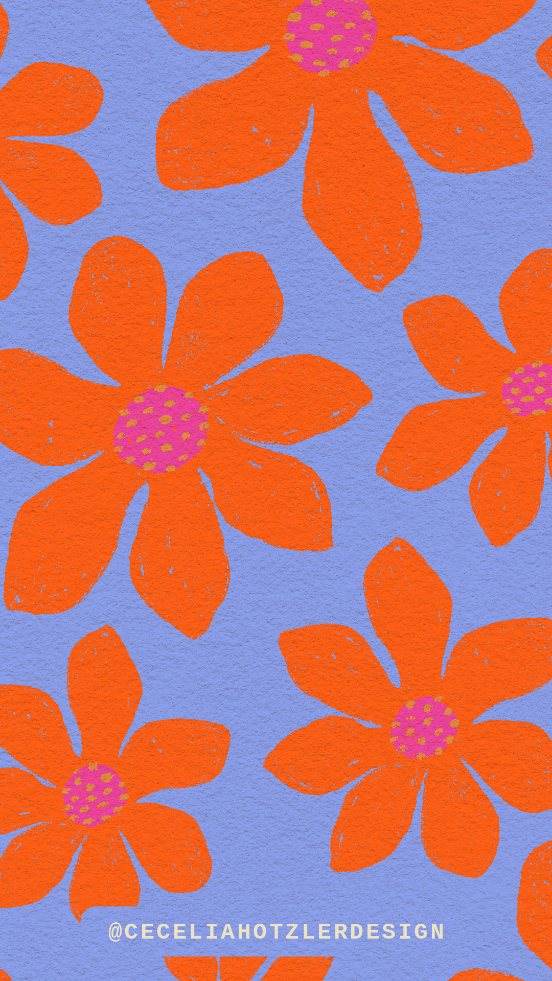 FREE downloadable hand-drawn phone wallpaper lockscreen for iPhone or Android phone.