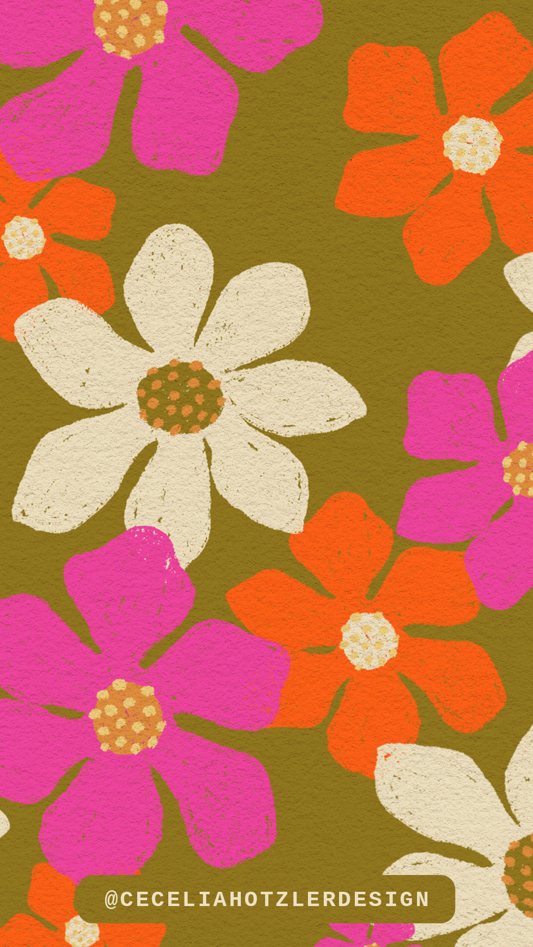 FREE downloadable hand-drawn phone wallpaper lockscreen for iPhone or Android phone.