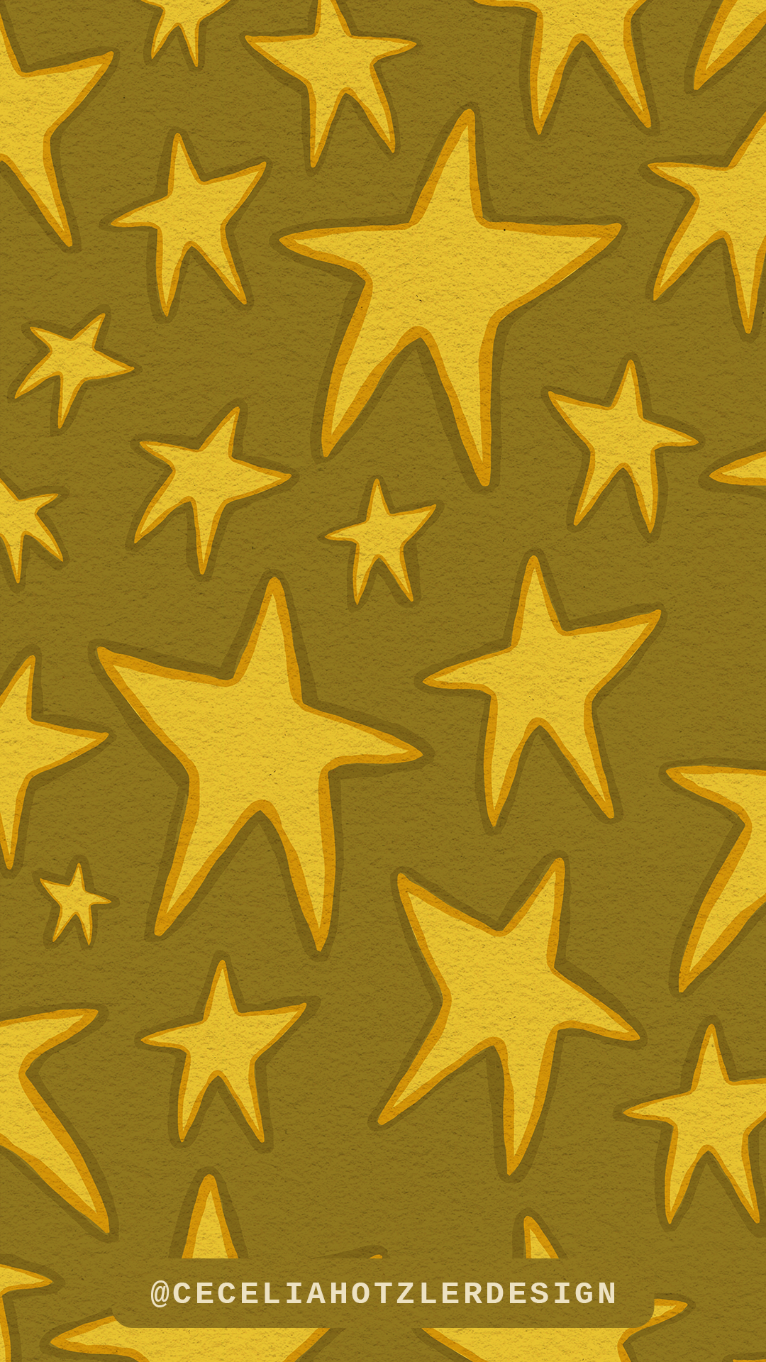 FREE downloadable hand-drawn phone wallpaper lockscreen for iPhone or Android phone.