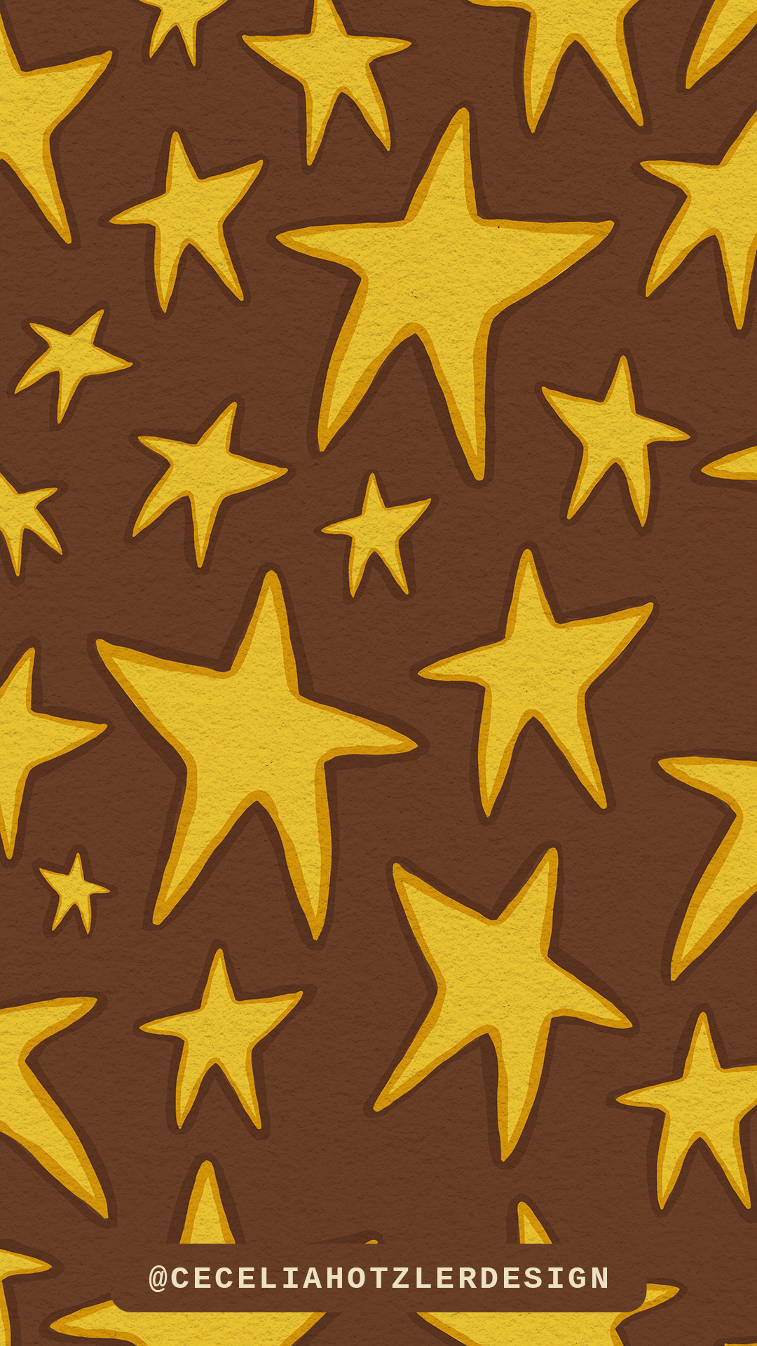 FREE downloadable hand-drawn phone wallpaper lockscreen for iPhone or Android phone.