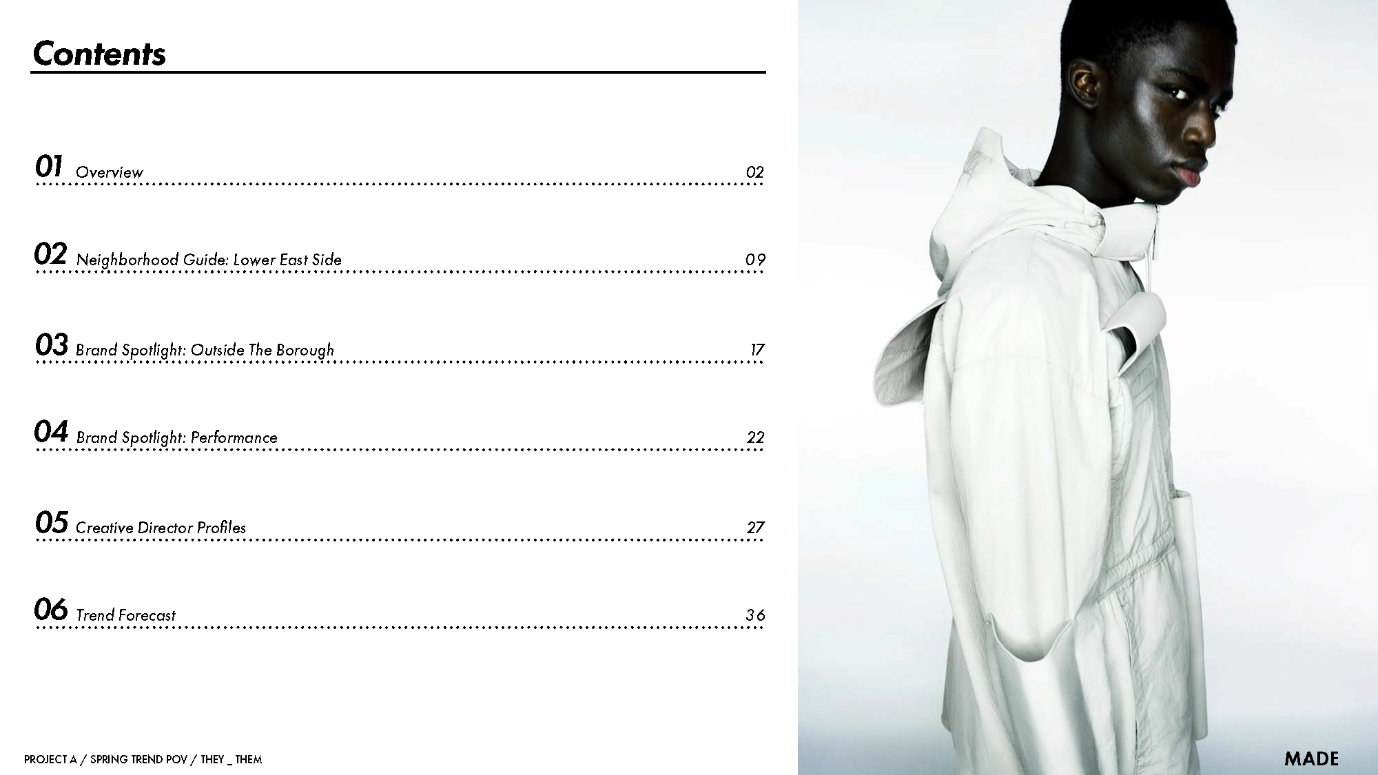 Trend & Layout: Project A