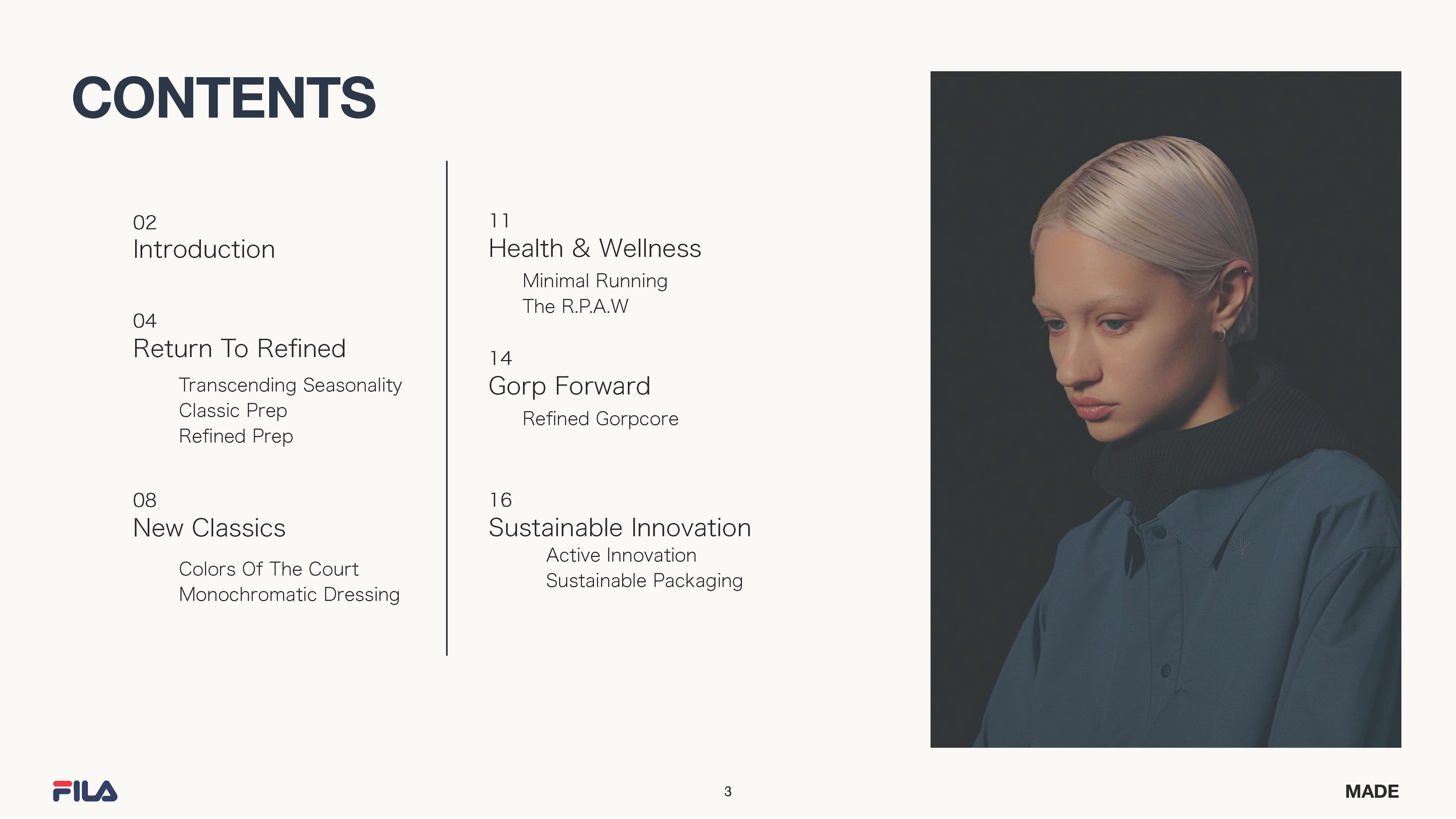 Trend & Layout: Project F