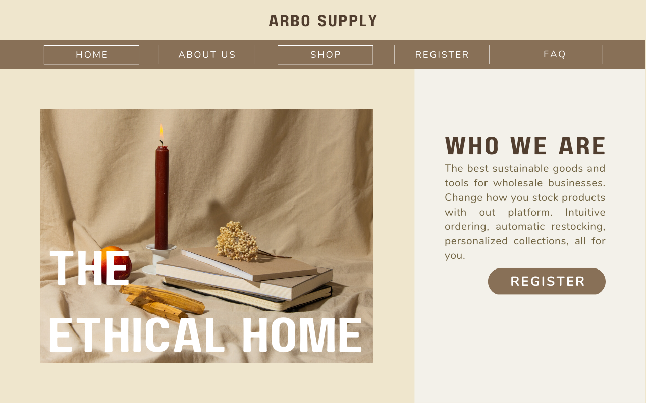 Cream and Brown Modern Fashion Website Desktop Prototype .png