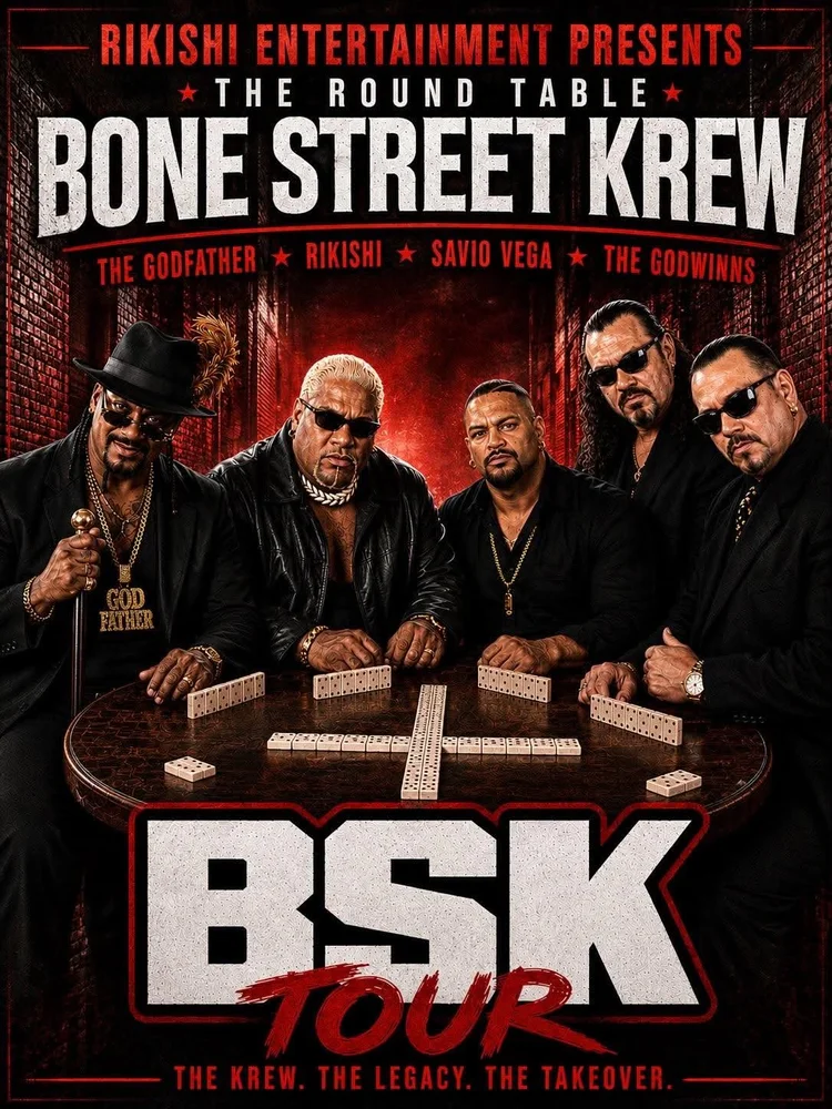 Bone Street Krew BSK Tour - The Godfather, Rikishi, Savio Vega, The Godwinns