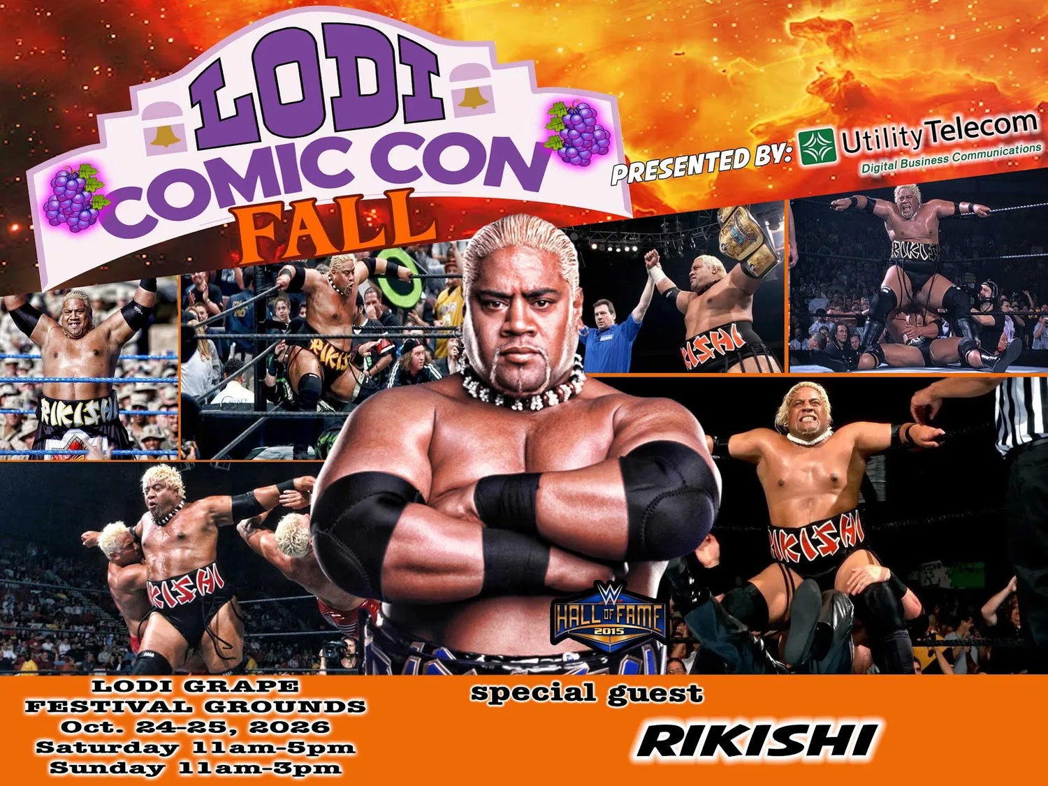 Lodi Comic Con Fall 2026 Rikishi Flyer