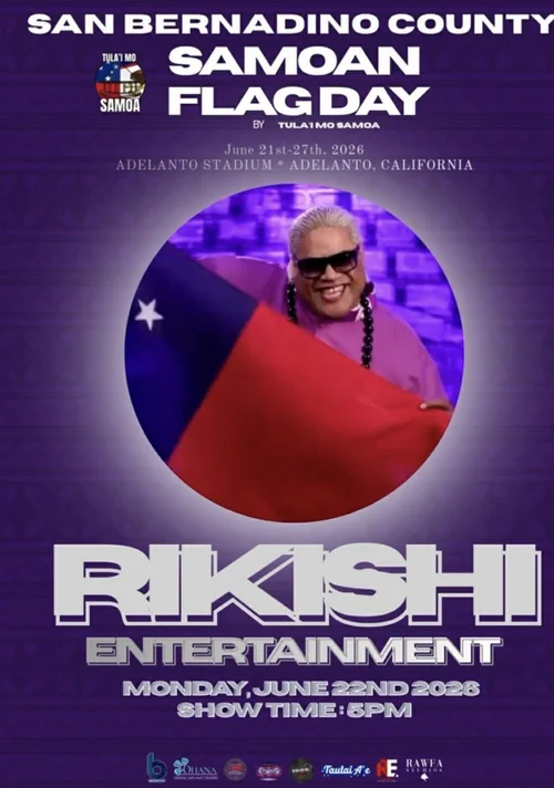San Bernardino County Samoan Flag Day Flyer