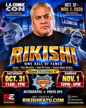 L.A. Comic Con 2026 Rikishi Flyer