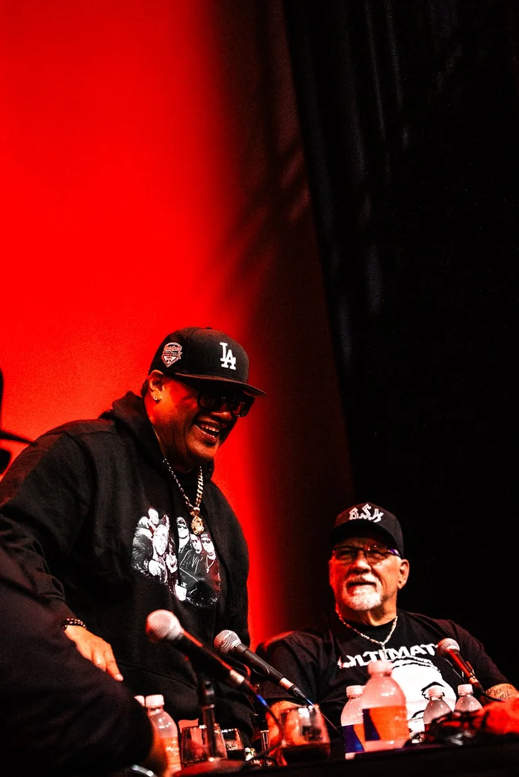 Rikishi laughing during the Round Table panel
