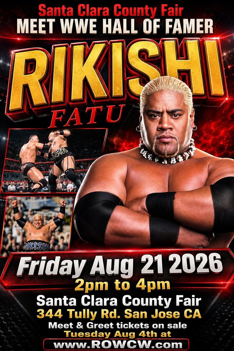 Santa Clara County Fair Rikishi Meet and Greet Flyer