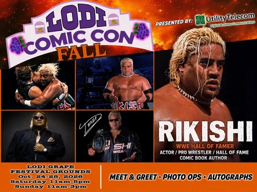 Lodi Comic Con Fall 2026 Rikishi Flyer