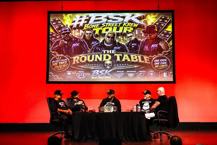 Bone Street Krew on stage at the Round Table event