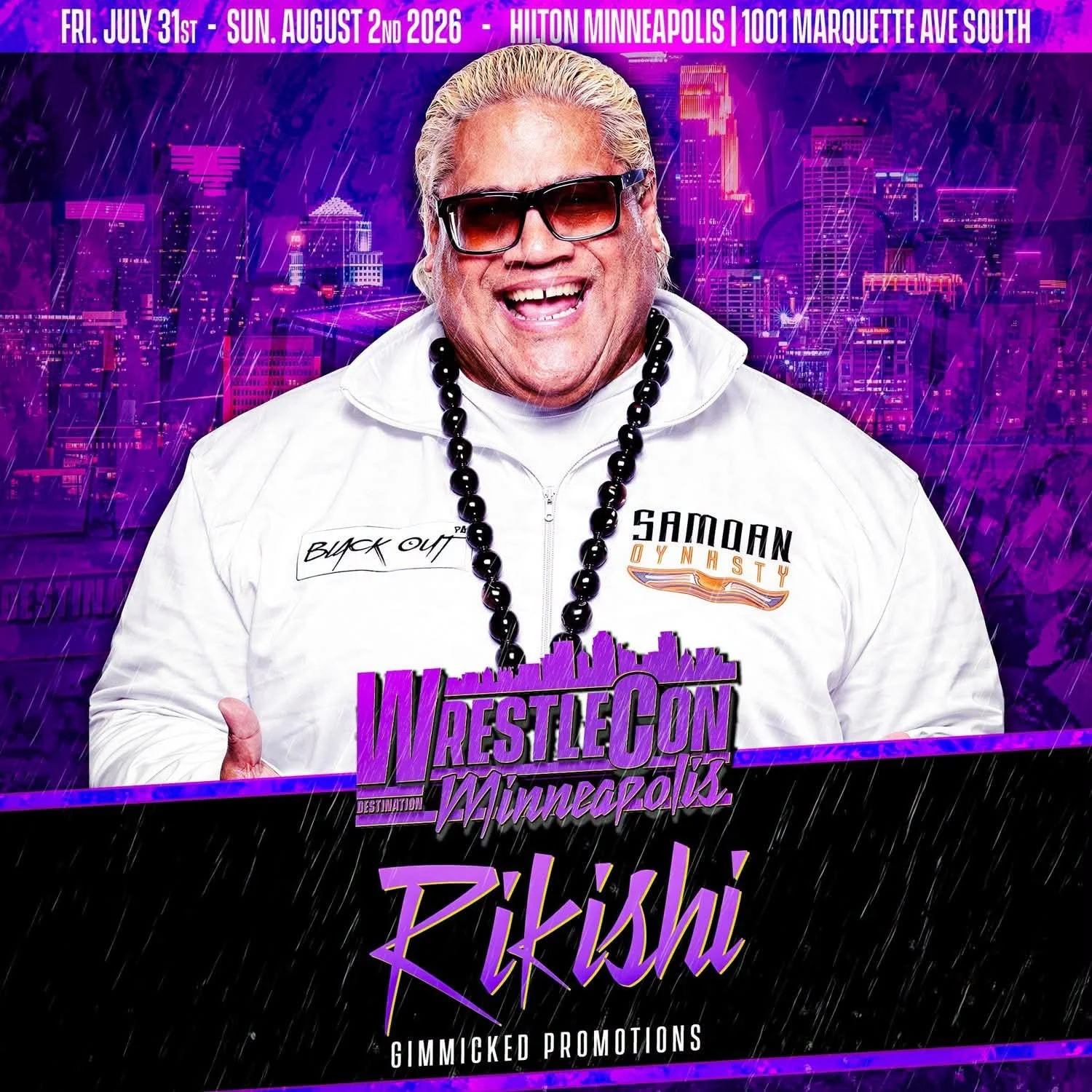 WrestleCon Destination Minneapolis Flyer