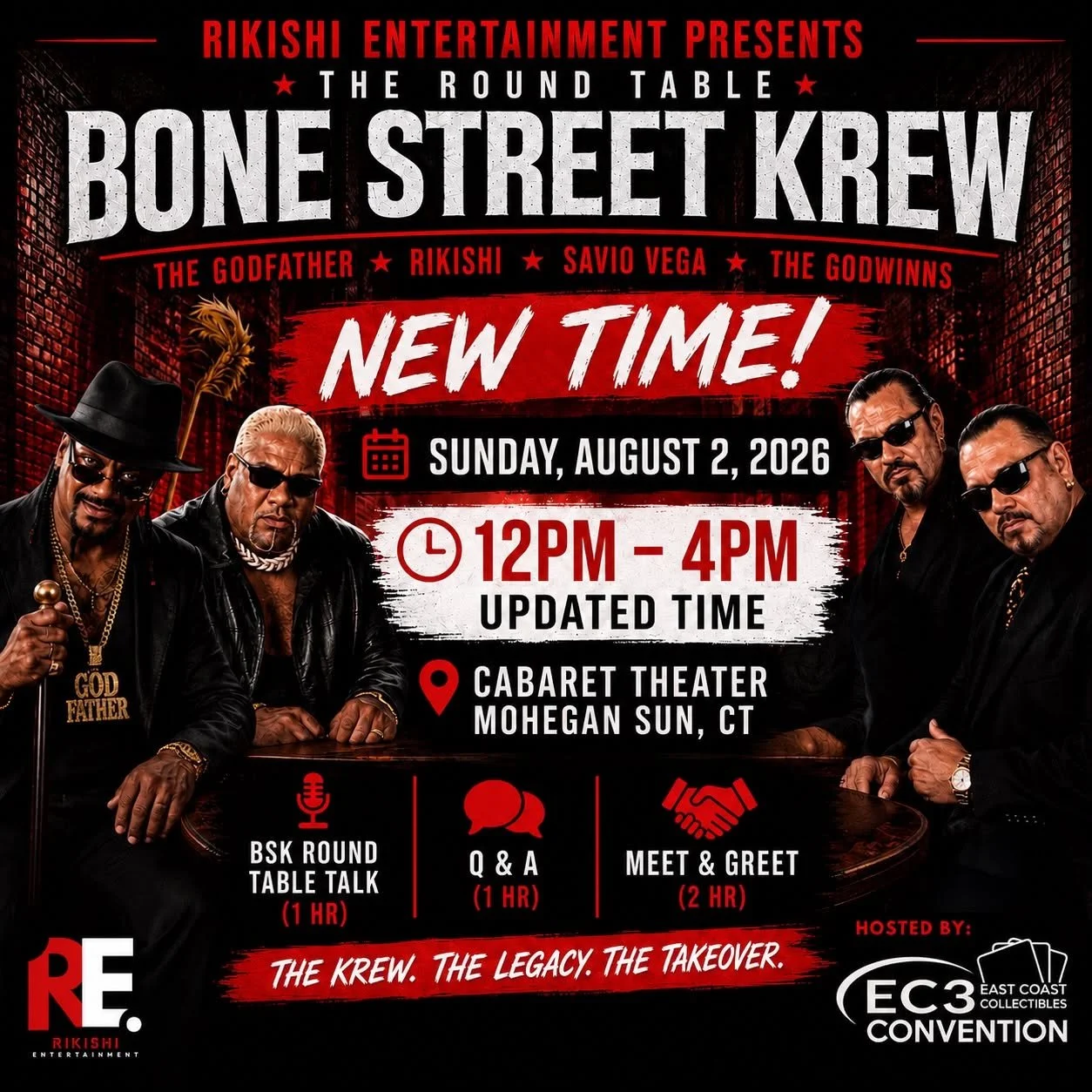 Bone Street Krew Round Table at EC3 Convention Flyer