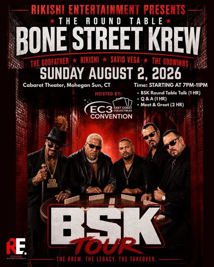 Bone Street Krew BSK Tour - The Round Table at Mohegan Sun, August 2 2026