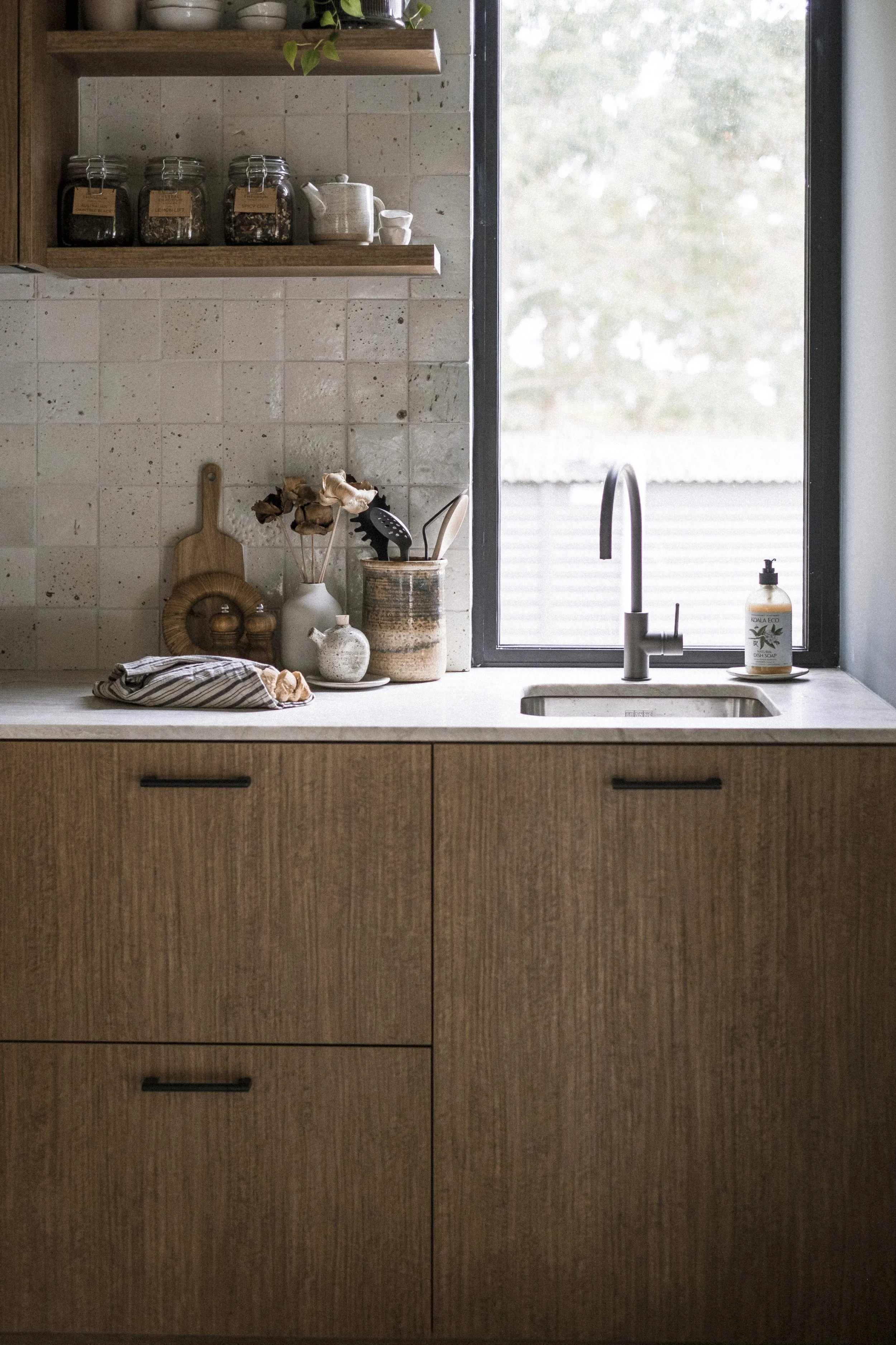 Modern timber kitchen
