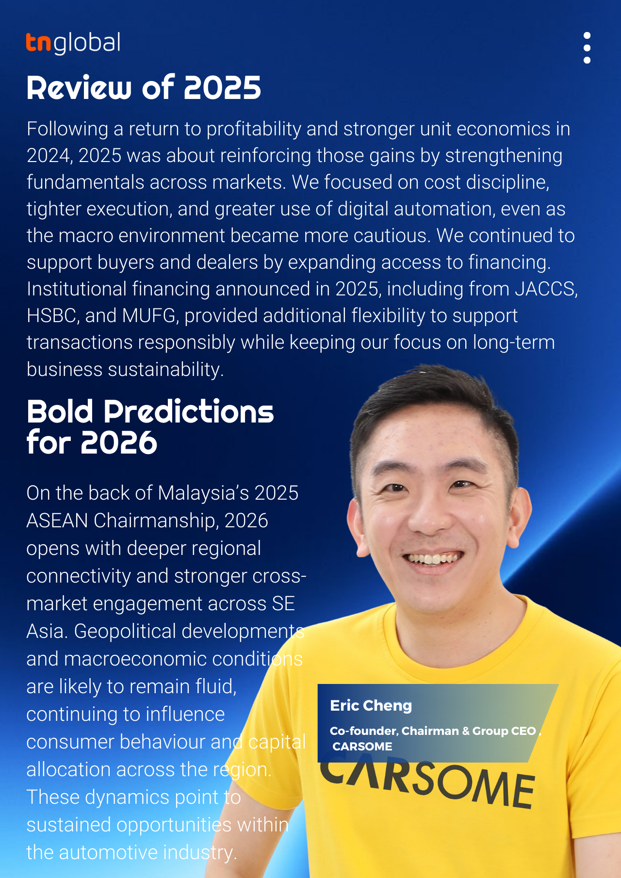 Malaysia's Carsome: more EVs expected to enter secondary market in 2026 - Technode Global