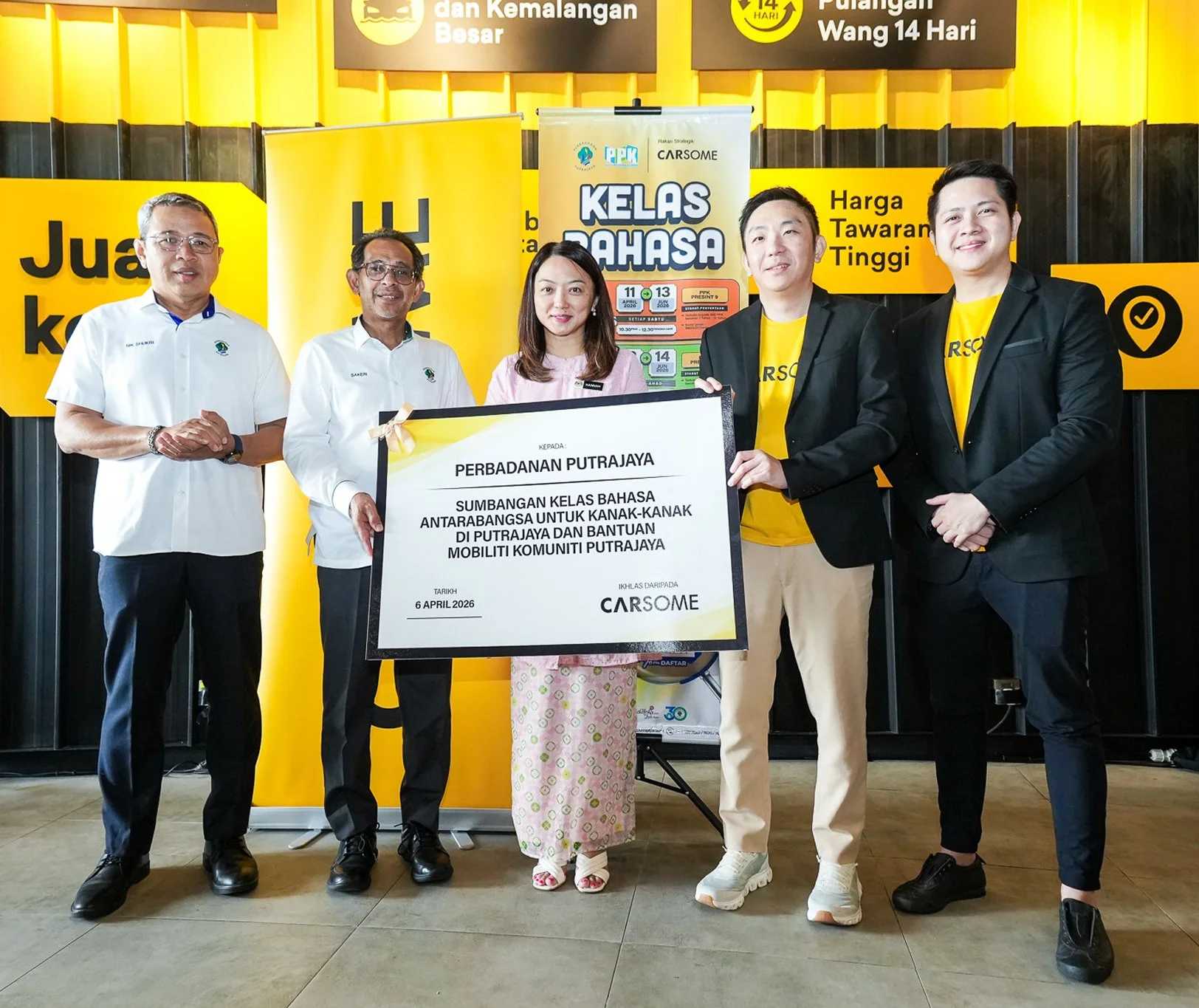 CARSOME Supports Putrajaya’s Language Programme for Youths with Year-Long Commitment