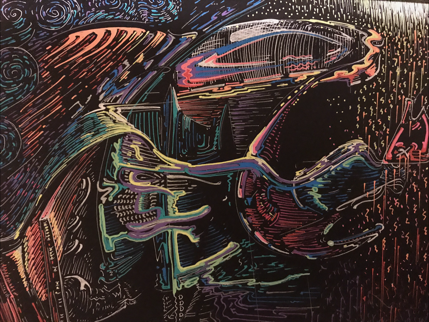 Any Direction You Like. Pen and ink. 5in x 8in. 2020.