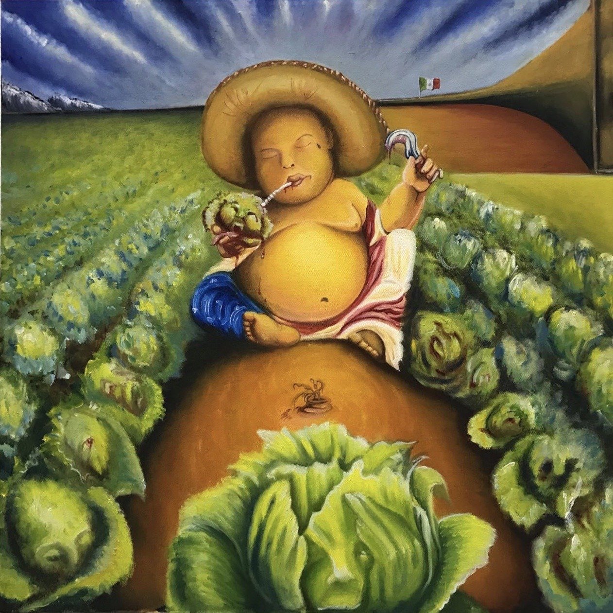 No Man's Land. 24in x 24in. 2017.
