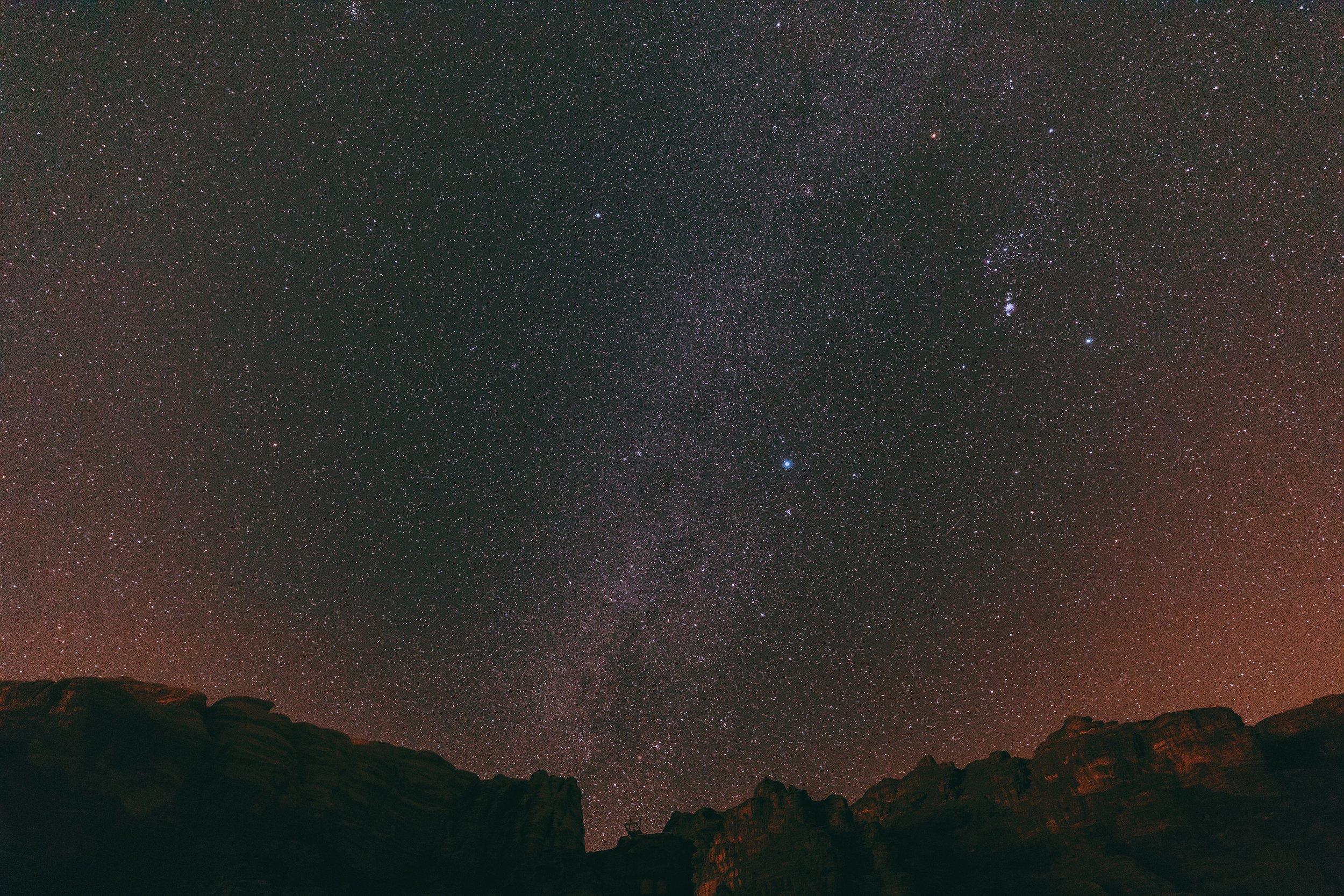Captured two shooting stars in the Milky Way