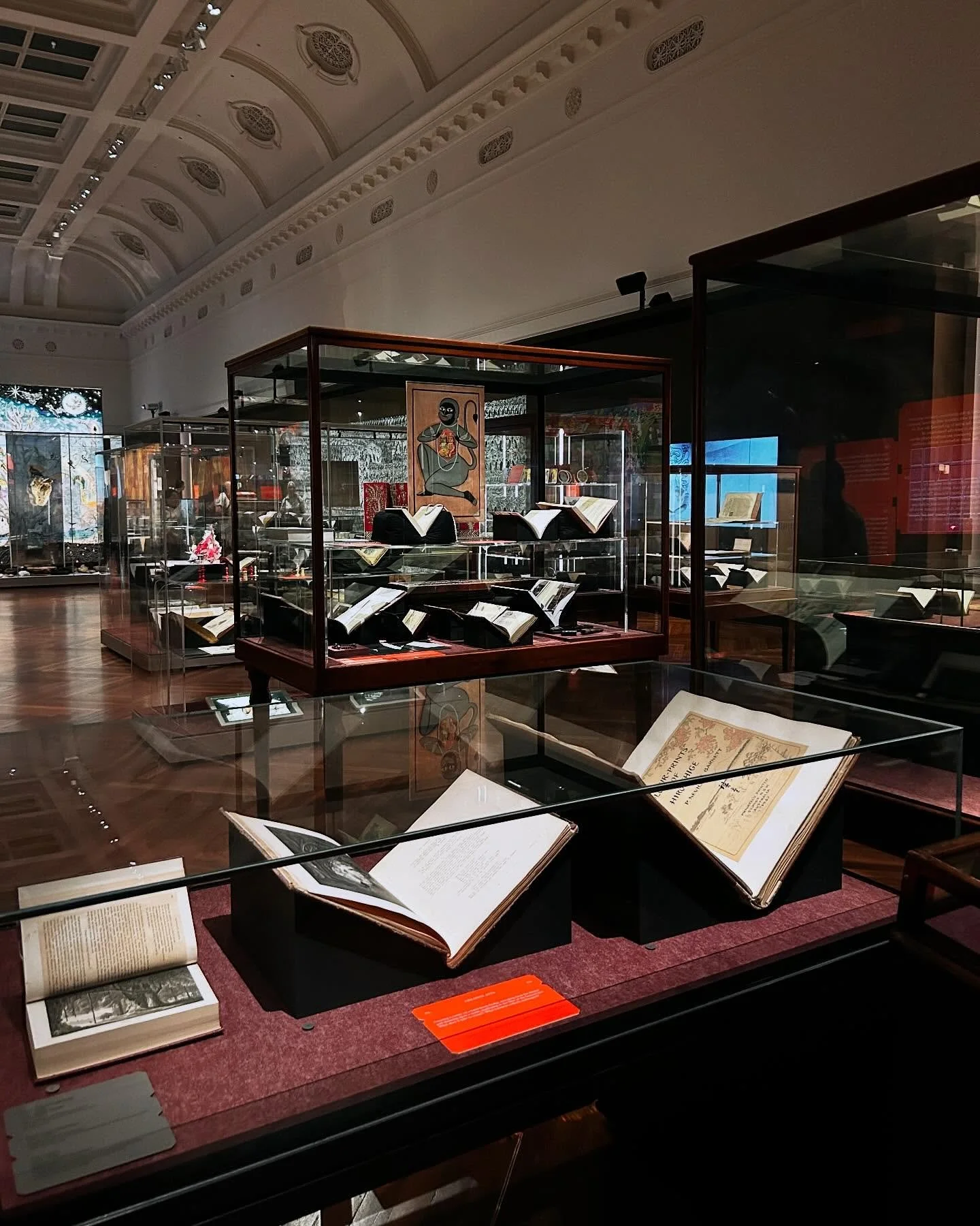 Had a wonderful time visiting our colleagues at @library_vic and seeing their new exhibition!