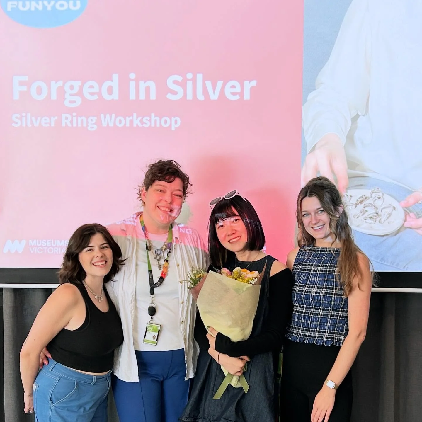 Excited for the last Forged In Silver workshop with @funkyfunyou at @melbournemuseum