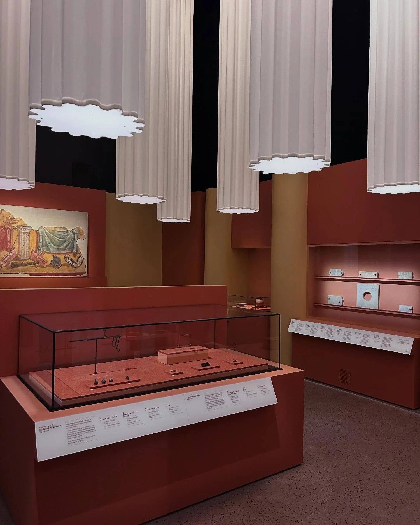 One of my favourite spaces in the #Rome exhibition at @melbournemuseum 🏛️🏛️🏛️