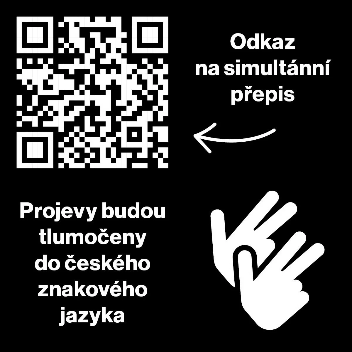 Proč nestačí napsat „pro neslyšící“