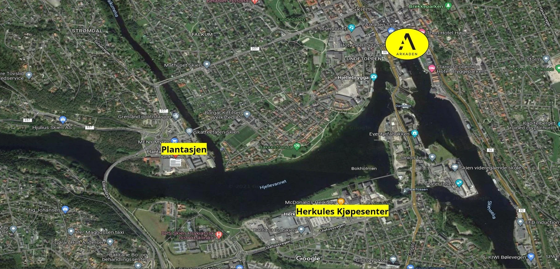 Kart avmerket Arkaden.jpg