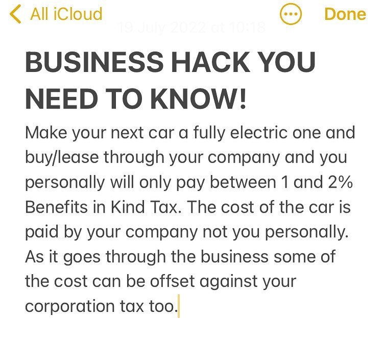 I LOVE a business hack and this is a belter. If your accountant hasn&rsquo;t already told you about this and you have a profitable company maybe get a new accountant!
.
Share this with you business pals and make your company work for you!
.
#business