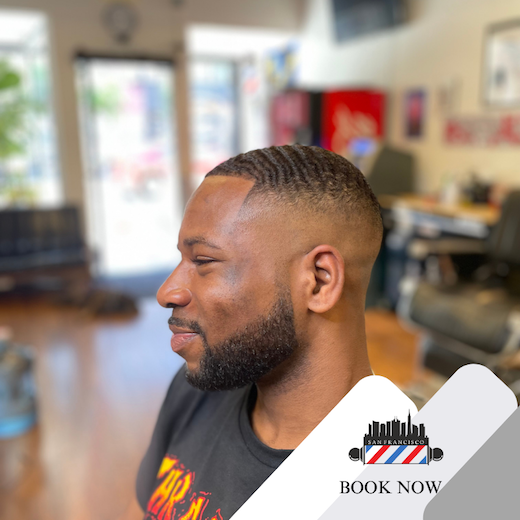 Black Mens High Skin Fade (San Francisco Barbershop)