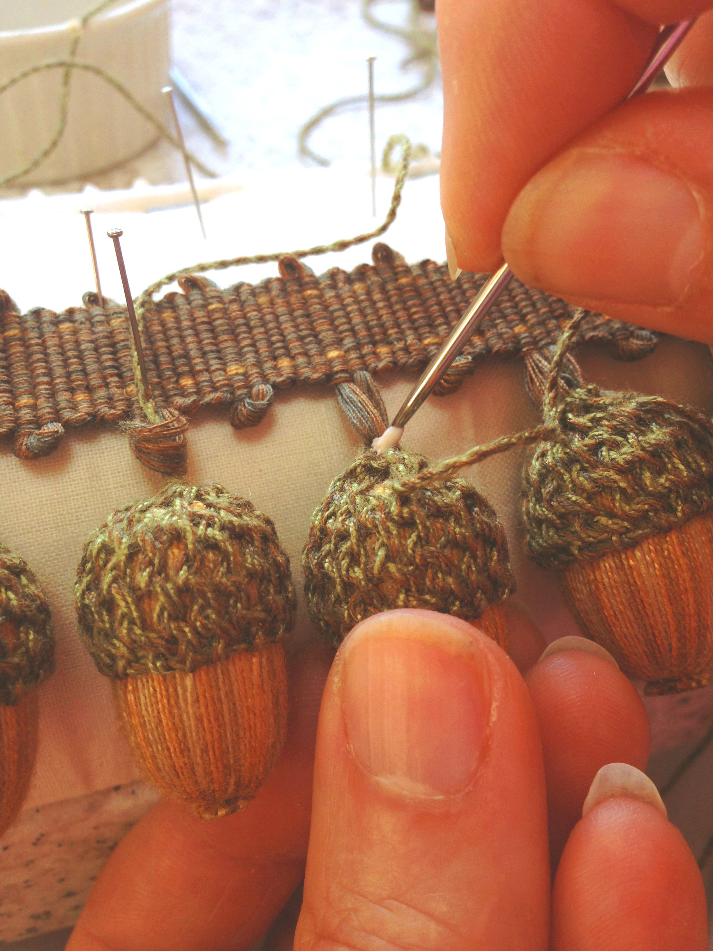 23 attaching acorns.JPG
