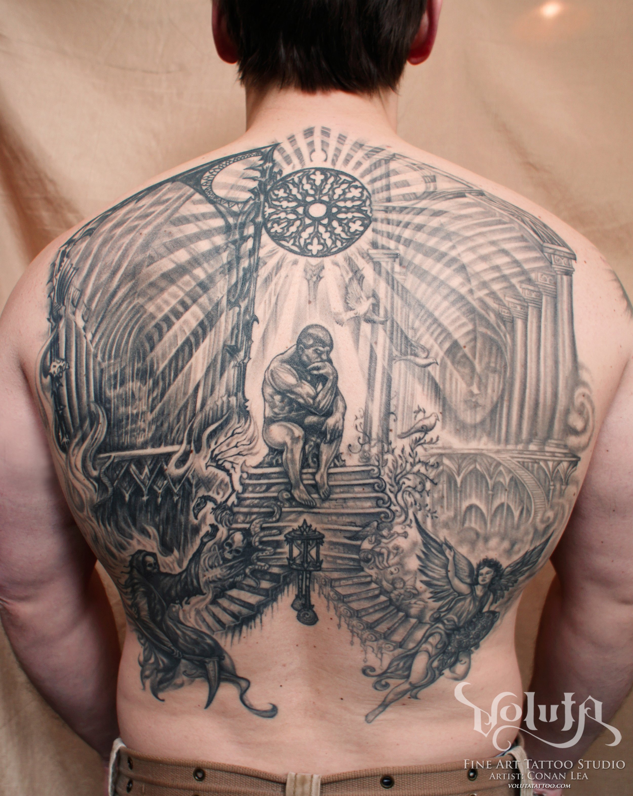 57 Gates of Heaven Tattoo Ideas To Find The Heavens Gateway