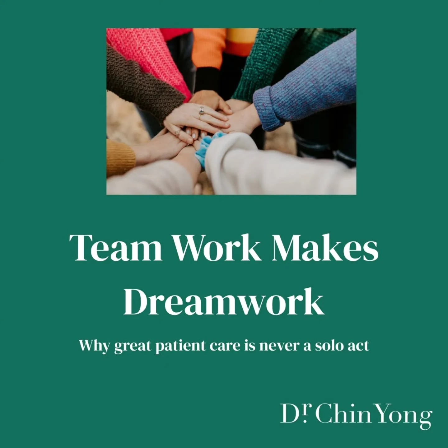 I  want to take a moment to acknowledge the importance of teamwork&nbsp;🤝

No surgeon works alone. From the first phone call to postop rehab, every member of the team plays a vital role in our patients' care and recovery.

Grateful for the incredibl