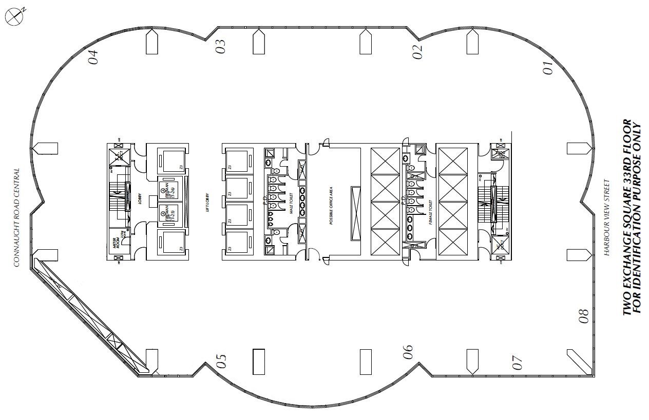Two Exchange Square Typical Floor Plan